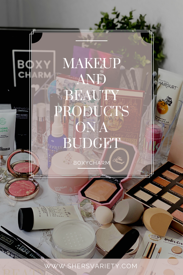 makeup and beauty products on a budget