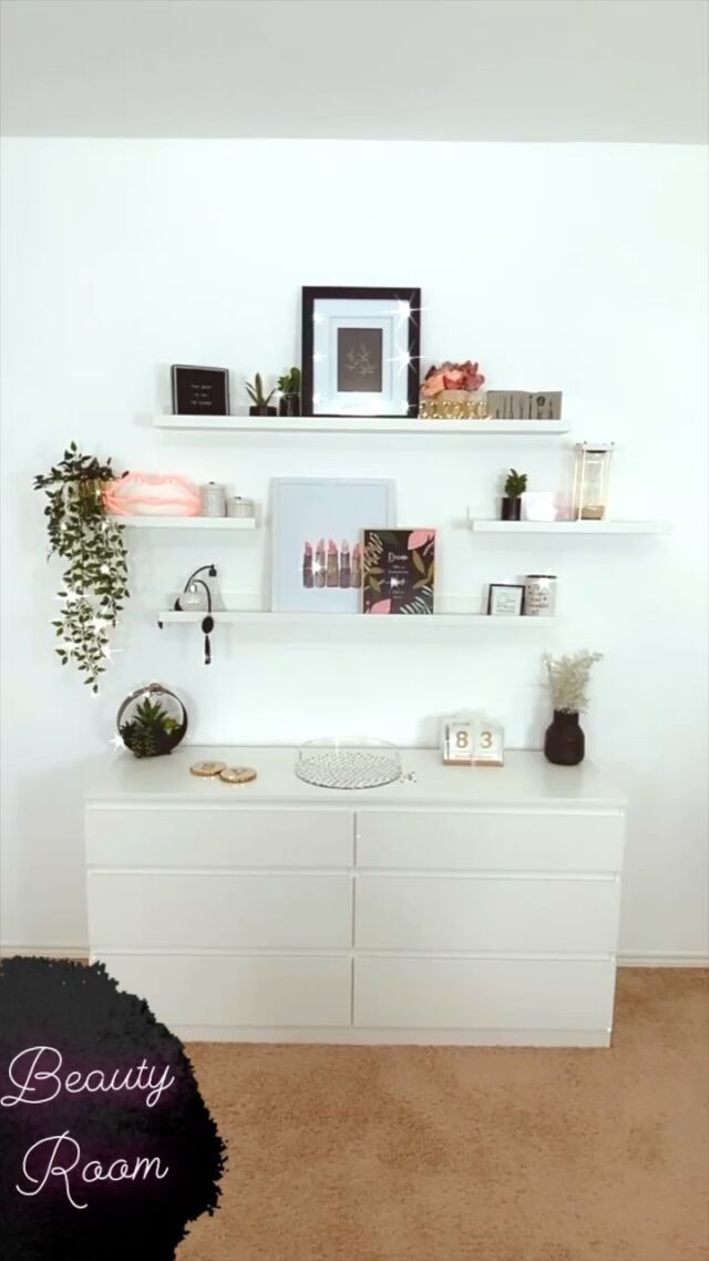 I’m starting a new beauty/glam room series!✨ I’ve  been envisioning my beauty room/office/wardrobe for a while now and I am so excited that it’s finally coming to life. Check out my latest yt video to see what I’ve done so far!
.
.
.
.
#beautyroom #makeupstorage #glamroom #glamofficedecor #beautyroominspo #beautyroomgoals